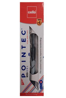 Cello Pointec Gel Pen Black 1 pcs